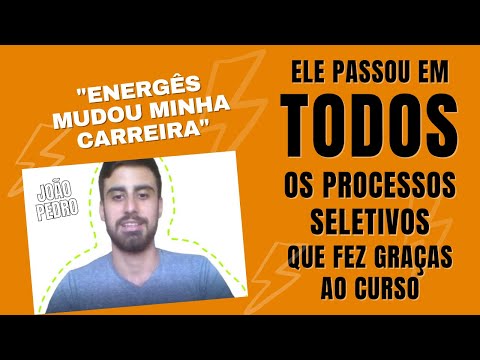 Depoimento de aluno do curso Mercado de Energia