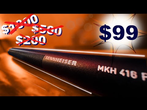 This $99 microphone for voice over sounds as good as a $1000 Sennheiser 416.