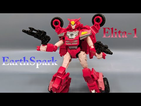 Chuck's Reviews Takara Tomy Transformers EarthSpark Deluxe Class Elita-1