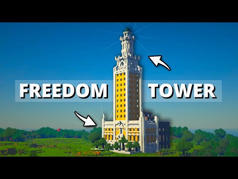 EPIC FAST FORWARD: Building Freedom Tower in Minecraft
