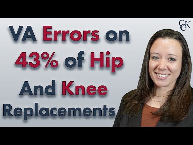 VA Makes Errors on 43% of Knee & Hip Replacement Ratings: VA OIG