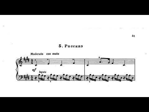 Boris Tchaikovsky | Tale (from Five Pieces for Piano (1938))