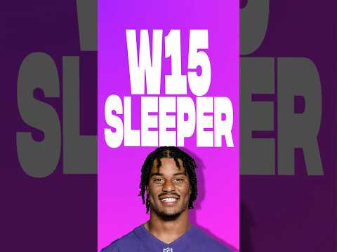 Thumbnail for 3 sleepers, you must start in week 15 of your fantasy football playoffs