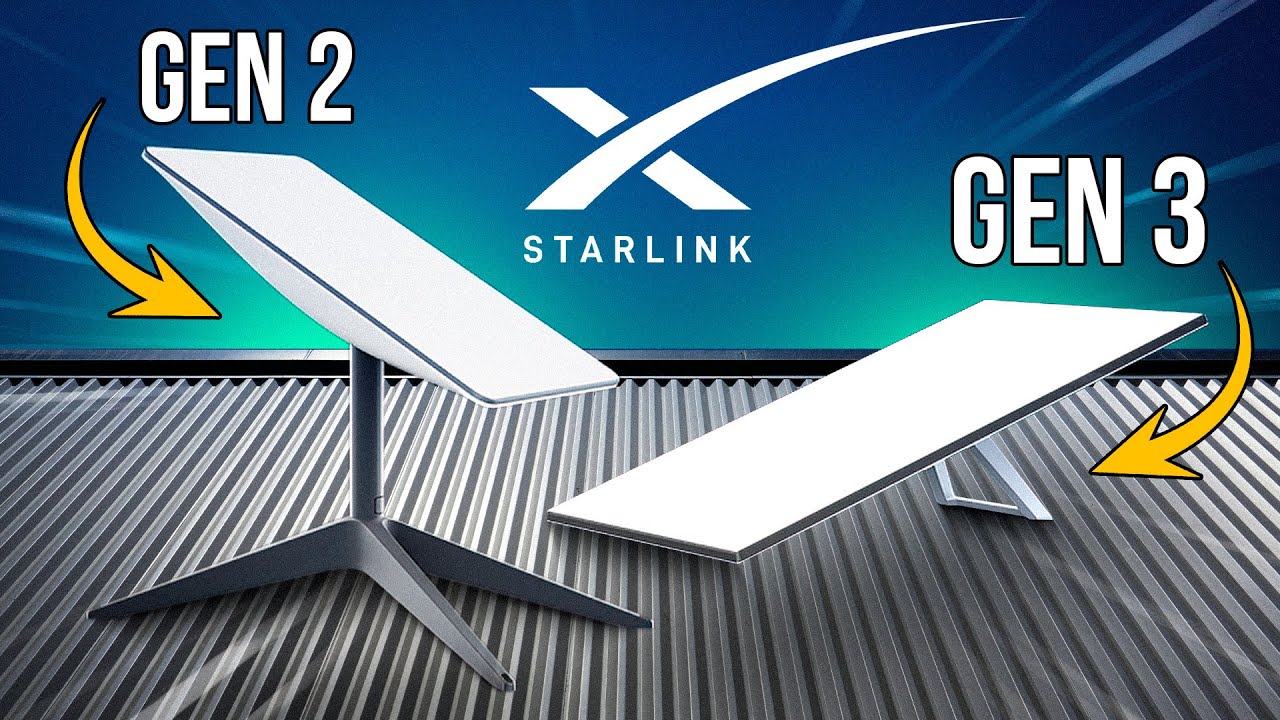 Starlink de 2ª e 3ª geração: Qual a melhor? Entenda as diferenças