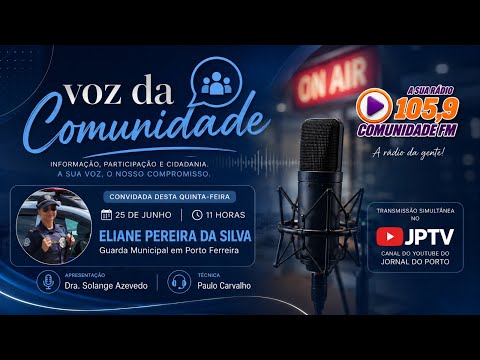 Programa a voz da comunidade, estréia