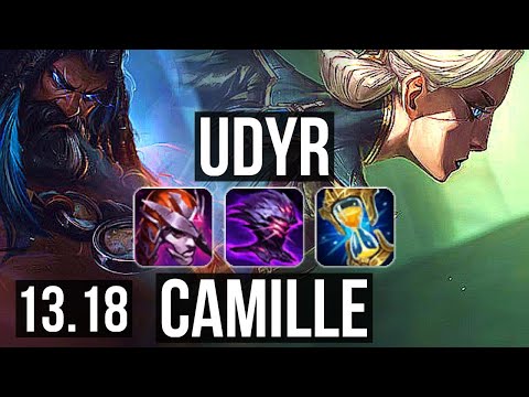 UDYR vs CAMILLE (TOP) | Rank 5 Udyr, 7/3/24, 500+ games | KR Challenger | 13.18