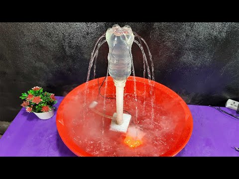 DIY - Amazing Water Fountain Making Idea At Home From Plastic Bottle