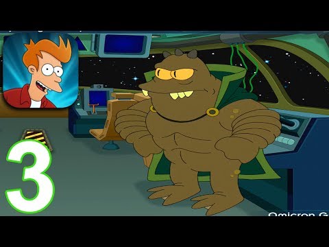 FUTURAMA Worlds of Tomorrow Gameplay Part 3 - Cowboys in Space (iOS Android)