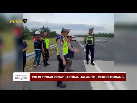 PRESISI UPDATE: POLRES LANGKAT TINDAK CEPAT LAPORAN JALAN TOL BERGELOMBANG 12/06/25 (08.00)
