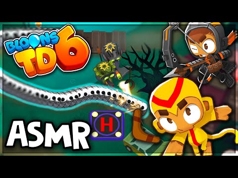 🙈 ASMR Bloons TD 6 - NUR mit MILITÄR Affen + handy tapping!