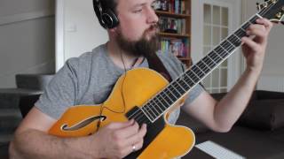 Video thumbnail for Donna Lee - Benedetto Bravo Deluxe - EdArm by Ed Arm Guitar lessons