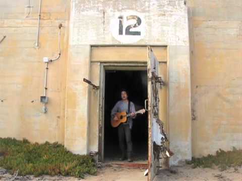 Dave Deporis at the bunker - Plywood Door