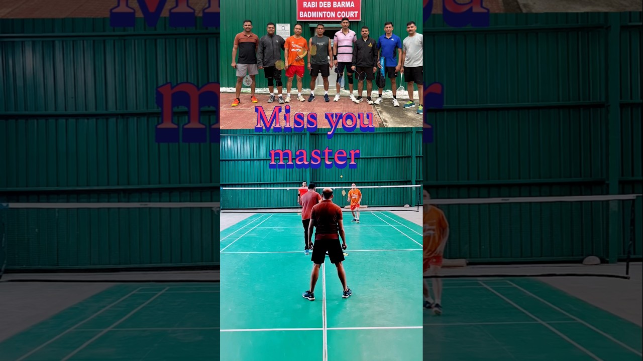 He didn't see that coming... 😱 #badmintonshorts