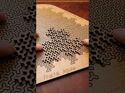 Extremely satisfying Fractal Jigsaw #puzzle