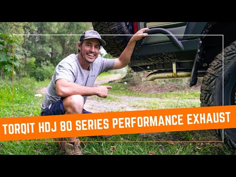 Torqit HDJ 80 SERIES EXHAUST designed with Shauno from 4WD 24/7- listen to that note!
