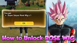 How to Unlock SUPER SAIYAN ROSE WIG! New Gift System! - Dragon Ball Xenoverse 2