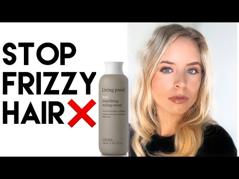 HOW TO TAME FRIZZY HAIR - ONE PRODUCT - Living Proof...