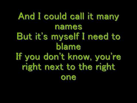 Celine Dion- Right Next To The Right One With Lyrics