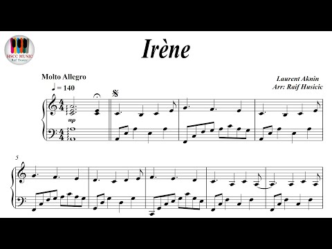Irène - Laurent Aknin, Piano Sheet Music