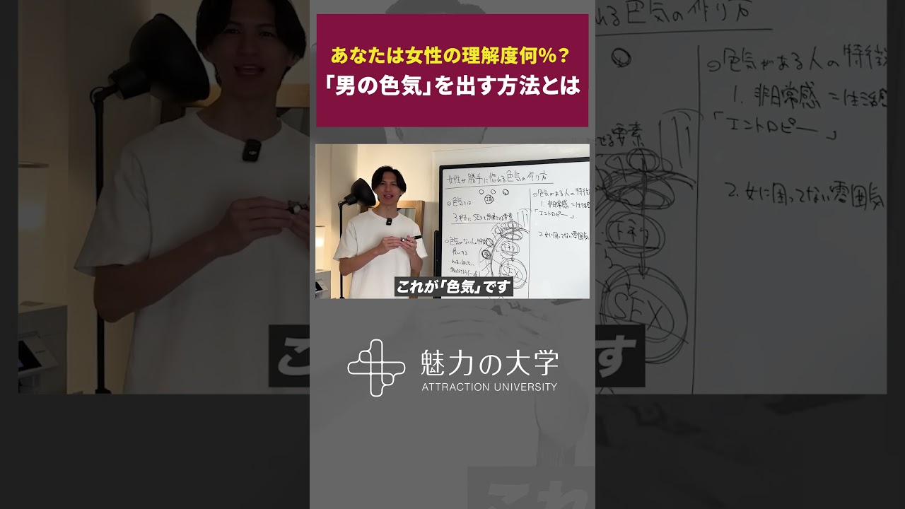 あなたは女性の理解度何％？「男の色気」を出す方法とは