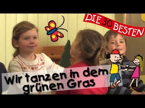 👩🏼 Wir tanzen in dem grünen Gras - Singen, Tanzen und Bewegen || Kinderlieder