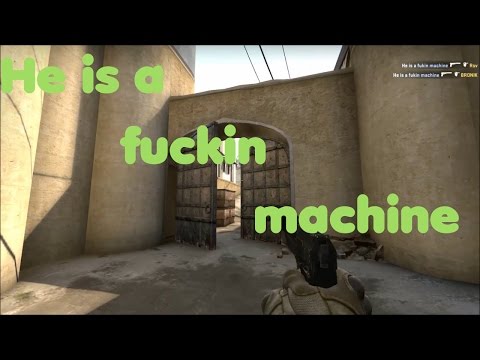 CS GO| He is a fukin machine 5HS 8 sec ACE