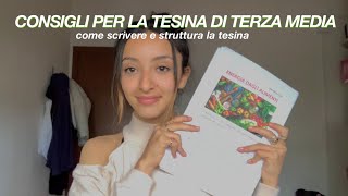 CONSIGLI PER LA TESINA DI TERZA MEDIA |School📚||La Snoopy!||