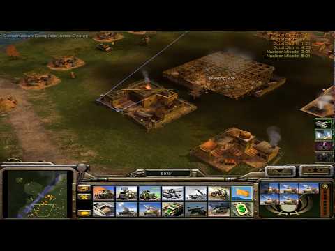 GENERAL ZERO HOUR (HARD) GLA TOXIN GENERAL VS CHINA NUKE GENERAL (FINAL CRUSADE)