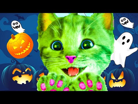 FUNNY LITTLE KITTEN ADVENTURE - CAT LONG SPECIAL HALLOWEEN JOURNEY FOR KIDS AND TODDLERS
