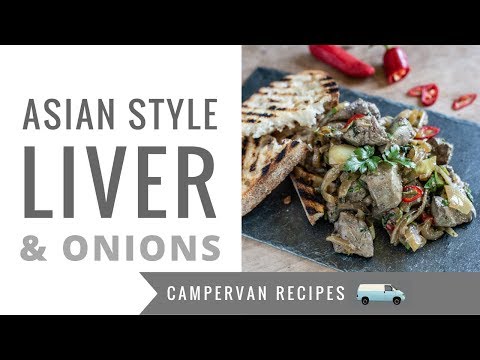 Asian Style Liver and Onions - One Pot Camper Van Cooking