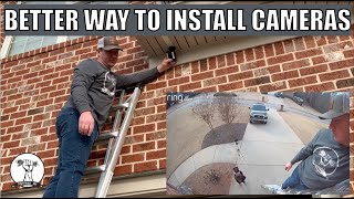EASY Ring Camera System Install - No Drilling In Your Home!