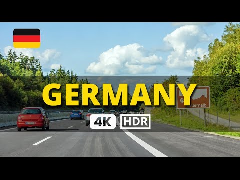 💚 Dirigindo de ROTHENBURG OB DER TAUBER para HARHEIM - Road Trip na BELA ALEMANHA (4k UHD) 😍