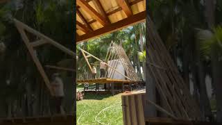 chalé em construção