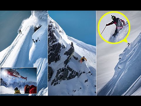 The Daredevils That Hit Treacherous Slopes So Extreme They're Only Accessible by Helicopter