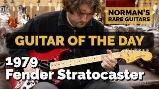 Video thumbnail for Guitar of the Day: 1979 Fender Stratocaster | Norman's Rare Guitars by Normans Rare Guitars