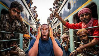 Inside Indian Train For The First Time 😭😭😭