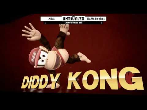 UNrivaled 4 WiiU - Kiki (Cloud, Diddy Kong) vs Duffo (Little Mac, Pac Man) - Losers Finals