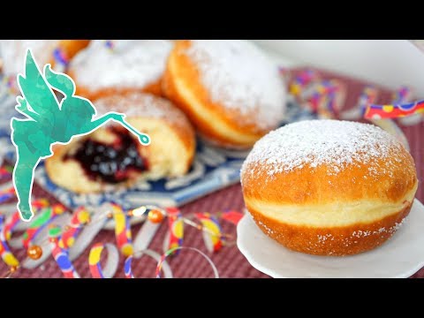 Klassische Berliner selber machen - Berliner wie vom Bäcker mit einfachem Rezept - Kuchenfee CC