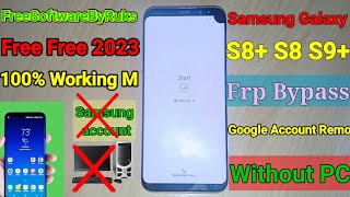 Samsung Galaxy S8+ Frp Bypass S8+ S8.S9 Google Account Remove