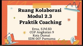 Ruang Kolaborasi Modul 2 3 Praktik Coaching