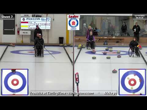 Forrest/Mulligan vs. Molnar/Thurston - Draw 6 - Leduc Mixed Doubles Wheelchair Curling Event