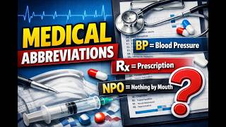 “Doctors write this every day… but do you know what it actually means” | Medical Abbreviations ✨💪