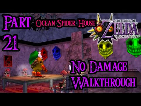 Zelda Majora's Mask 100% Walkthrough Widescreen HD Part 21 - Oceanside Spider House - Giant Wallet
