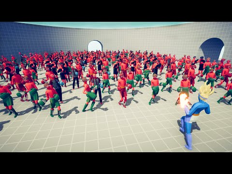 SUPER BOXER vs 200x UNITS - Totally Accurate Battle Simulator TABS