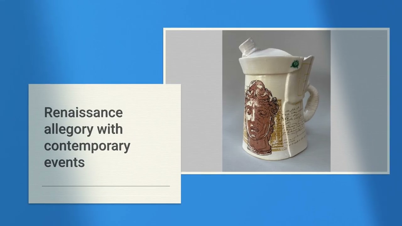 Steve Dixon: Ceramics As Satire.  Fusing historical technique with urgent political commentary.