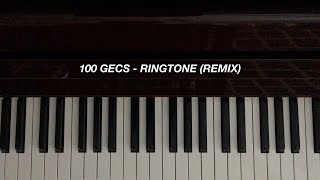 100 gecs, Charli XCX, Rico Nasty, Kero Kero Bonito - ringtone (remix) (Piano Cover)