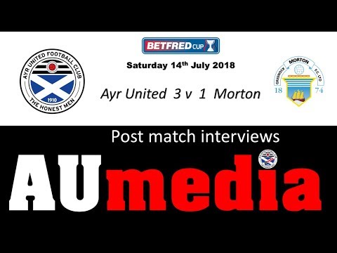 180714 Morton Post Match