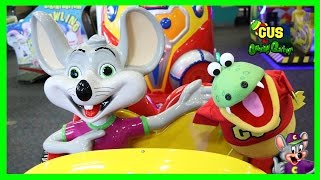 Chuck E Cheese Family Fun Indoor Games Children Activities! Play Area Pretend Play Kids Funny Video