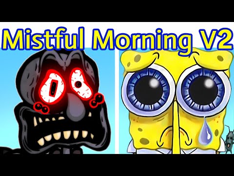 Friday Night Funkin' VS Mistful Crimson Morning V1+V2 | RESTORATION  (Squidward Spongebob) (FNF Mod)