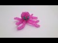 Объемный осьминог, на обычном станке, Радужки Rainbow Loom 